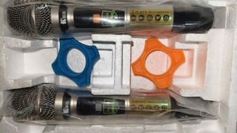 Loa Bluetooth KCBOX + tặng kèm 2 mic không dây