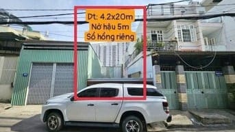 Bán Đất Mặt Tiền Tân Thới Nhất 13, Quận 12 –  4,2x20m, Sổ Riêng, 6tỷ4 