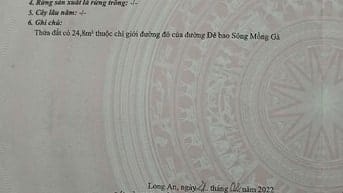 Bán Đất MT Long An , Cần Giuộc , Mỹ Lộc