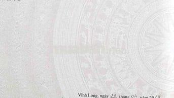 CẦN BÁN ĐẤT MẶT TIỀN LỘ 20M CÓ ÍT THỔ CƯ, ĐƯỜNG NHỰA HL TRƯỜNG AN