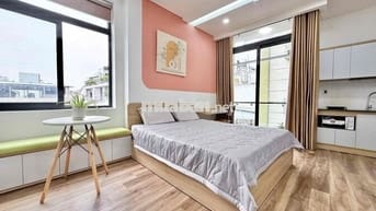 Căn Hộ Studio Ban công, Máy Giặt Riêng, Full NT Gần Viettel Tower - Q3