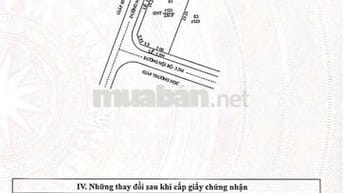 BÁN NỀN GÓC 3 MẶT TIỀN KHU TÁI ĐỊNH CƯ TRƯỜNG LONG