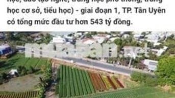Đất 636 m2,Tân Mỹ,Thái Hoà,Tân Uyên