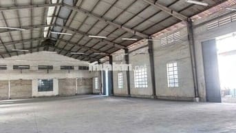 Cho thuê kho xưởng 1000m² Bình Tân, xe container vào được, giá 105k/m²