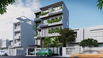 Góc 2 mặt tiền (11*13) : 133,8m2 ngay đường 15 An Khánh Q2, XD 6 tầng