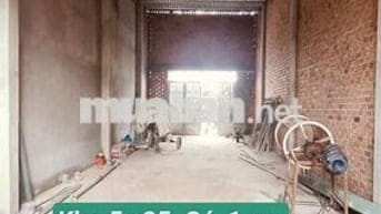 Kho Rẻ 5 ×25 cho Thuê  Mặt Tiền Gần chợ Ấp 5 xã vĩnh lộc b