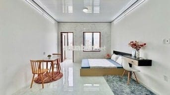 CHDV 1PN tách bếp - Bancol thoáng mát 40m,full nội thất,giờ giấc tự do