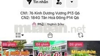 SANG NHƯỢNG CỬA HÀNG NƯỚC MÍA ĐÈN ĐỎ – Q6 GIÁ CHỈ HƠN 100 TRIỆU 🔥