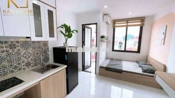 Căn CCMN 35M2 1n1k, studio full đồ, ban công thoáng Tây Sơn