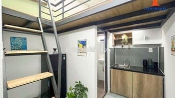 CHO THUÊ CĂN HỘ GÁC LỬNG FULL NỘI THẤT NGAY CÔNG VIÊN VĂN HOÁ GÒ VẤP