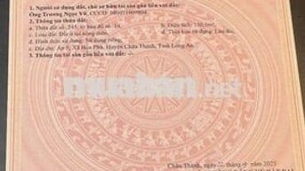 🏡 BÁN ĐẤT CHÍNH CHỦ – GIÁ TỐT HOÀ PHÚ CHÂU THÀNH💥