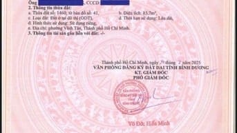ĐẤT NỀN NGAY KCN VISP2, PHƯỜNG VĨNH TÂN TP.HCM