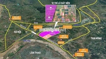Bán đất đấu giá full thổ cư, giáp khu CN Trung Hà 200 ha, Ba Vì-Hà Nội