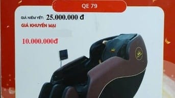 Thanh lý ghế Massage Queencrown hàng trưng bày