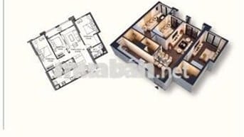 Căn hộ 110m2 3PN căn hộ 12 tầng 11, Ngõ 13 đường Lĩnh Nam, Hà Nội