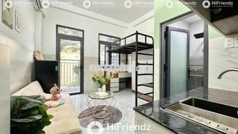 Studio kết hợp giường tầng, nhà mới full NT ngay Hoà Bình-Đầm Sen-VHU