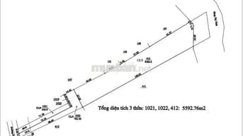 bán 5592m2 đất mặt tiền ĐT 748 + view sông thị tính tại An Điền