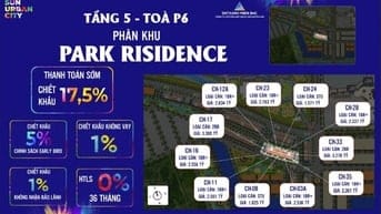 Trực tiếp từ cđt - park residence thuộc sun urban - chỉ từ 400 triệu