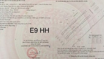 Bán đất dự án Huy Hoàng P Thạnh Mỹ Lợi Quận 2 nền E9 (100m2) 220 tr/m2