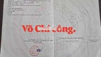 - Cần Bán lô đất mặt tiền đường 33m đường Võ Chí Công - Hòa Xuân - ĐN