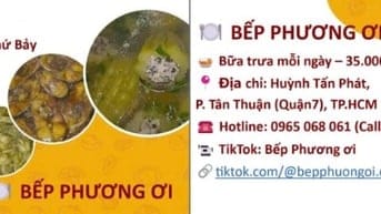 Cơm trưa văn phòng 35k Bếp Phương Ơi