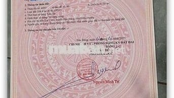 Cần tiền bán lô đất mặt tiền dự án Trung Quân, Lai Uyên cũ giá cực tốt