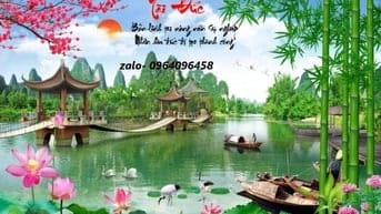 Tranh gạch 3d ốp tường tranh phong cảnh - VCC43