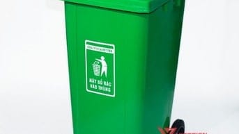 Thùng rác 360L – Giải pháp chứa rác dung tích lớn cho đô thị và công n