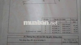 Cần bán đất 446m2 mặt tiền đường Hùng Vương, Long Thọ