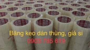 Băng keo tại Đức Hòa - Long An, màng quấn bọc hàng PE, giá sỉ.