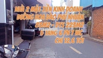 Nhà 2 Mặt tiền kinh doanh Hoa Đào Phú Nhuận - 60m2 5tầng 6PN - 12.6 Tỷ
