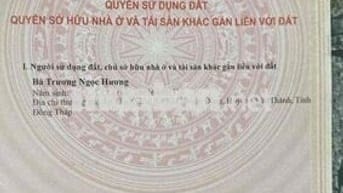 Đất thổ cư một phần hẻm cầu Bà Giáo