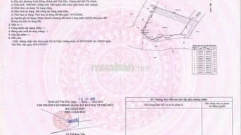 CẦN BÁN 1490M2 ĐẤT TRUNG TÂM THÀNH PHỐ THỦ ĐỨC NGANG 48M ĐƯỜNG Ô TÔ