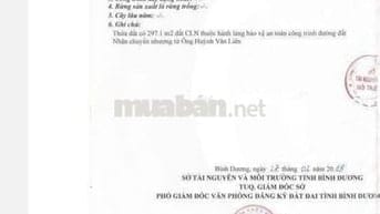 Cần bán đất SKC tại An Điền Bến Cát Bình Dương
