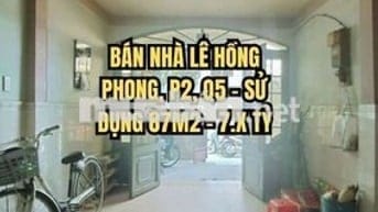 🏠 BÁN NHÀ LÊ HỒNG PHONG, P2, Q5 - SỬ DỤNG 87M2 - 7.X TỶ.