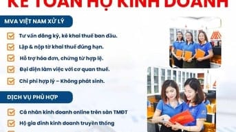 Dịch vụ kế toán cho hộ kính doanh