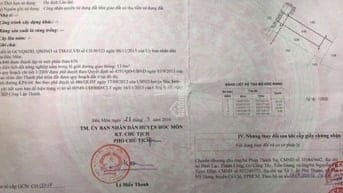 Ngộp ngân hàng nên bán gấp căn nhà ở Thị Trấn Hóc Môn, DT100m2,1ty050