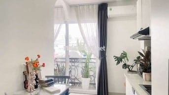 Cho thê CC mini - CHDV Studio Tách bếp, Ban công rộng thoáng