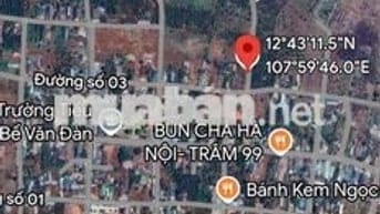 Bán đất đầu làng gần Trường-Bế Văn Đàn Thôn 8 - Cư Êbur - Phường BMT