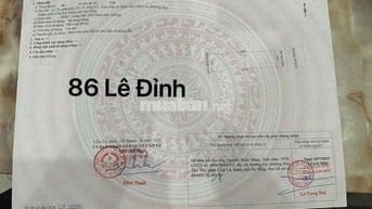 Chủ cần bán đất đường Lê Đỉnh lên nhà số 86 viê công viên, Aoen mall