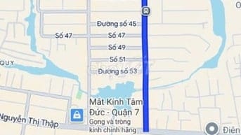 Nhà + 480m2 đất, MT đường 37, khu Lăm Văn Bền, Bình Thuận Q7