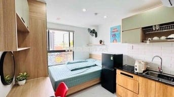 CĂN HỘ STUDIO 27m2 có giặt riêng, FULL NỘI THẤT GẦN CHỢ BÀ CHIỂU