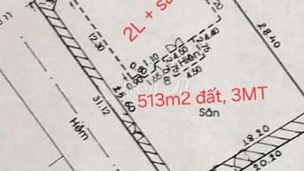 Nhà biệt thự, góc 3MT + 513m2 đất, khu BT Thanh Đa, P27, Bình Thạnh