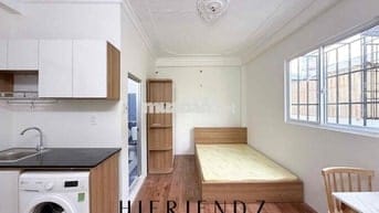 SIÊU STUDIO MÁY GIẶT RIÊNG FULL NỘI THẤT CÓ CỬA SỔ TRỜI Ở KHU TÊN LỬA
