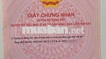 Chính chủ Bán đất xã Trần Đề, thành phố Cần Thơ gần chợ, trường học