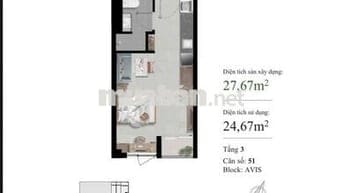 Căn TMDV 1.1 tỷ full NT, gần Vincom Dĩ An,thanh toán 6tr/tháng(ko vay)
