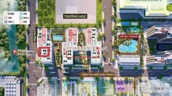 Chính Chủ Cho Thuê Shop house The Canopy – Mặt sảnh, giá tốt