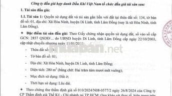 BĐS xã Hòa Ninh, tỉnh Lâm Đồng