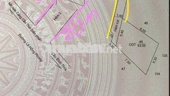 Nhà sử dụng 90m2 2P ngủ gần chợ Bình Thủy