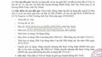 BĐS xã Suối Đá, Dương Minh Châu, Tây Ninh (Dương Minh Châu, Tây Ninh)